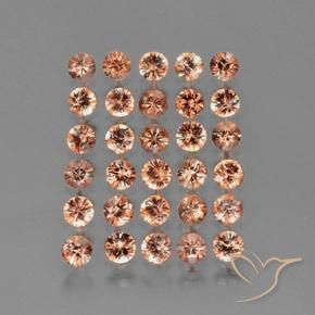 Gemme di Andalusite Multicolore naturale da 3.74 ct, Rotondo, VS