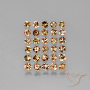 3.57ctw Naturale Multicolore Andalusite, Rotondo, VS