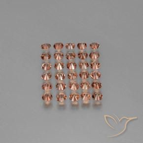 Gemme di Andalusite Multicolore naturale da 3.52 ct, Taglio rotondo, VS