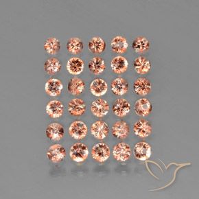 Gemme di Andalusite Multicolore naturale da 3.67 ct, Rotondo, VS