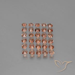Gemme di Andalusite Multicolore naturale da 3.67 ct, Rotondo, VS