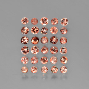 Andalusite naturale multicolore da 3,03 ct, taglio rotondo, VS