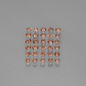 Andalusite naturale multicolore da 3,03 ct, taglio rotondo, VS