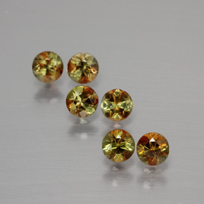 Gemme di Andalusite Multicolore naturale da 1.17 ct, Taglio rotondo, VS