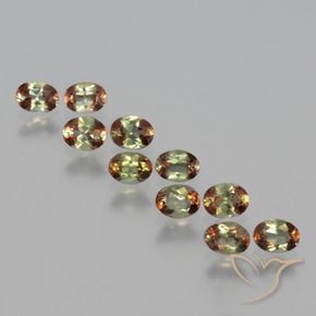 Gemme di Andalusite Multicolore naturale da 1.95 ct, Ovale, VS