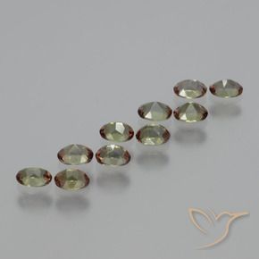 Gemme di Andalusite Multicolore naturale da 1.95 ct, Ovale, VS