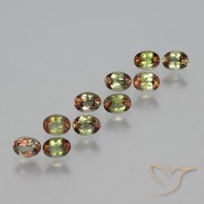 Gemme di Andalusite Multicolore naturale da 2.12 ct, Ovale, VS