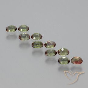 Gemme di Andalusite Multicolore naturale da 2.12 ct, Ovale, VS