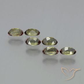 Gemme di Andalusite Multicolore naturale da 1.64 ct, Ovale, VS