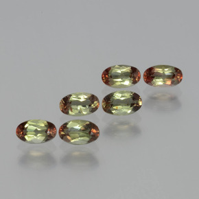 Gemme di Andalusite Multicolore naturale da 1.60 ct, Taglio ovale, VS