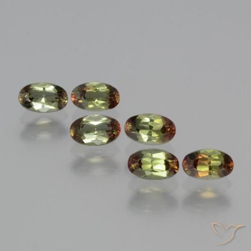 Gemme di Andalusite Multicolore naturale da 1.71 ct, Taglio ovale, VS