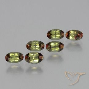 Gemme di Andalusite Multicolore naturale da 1.68 ct, Ovale, VS