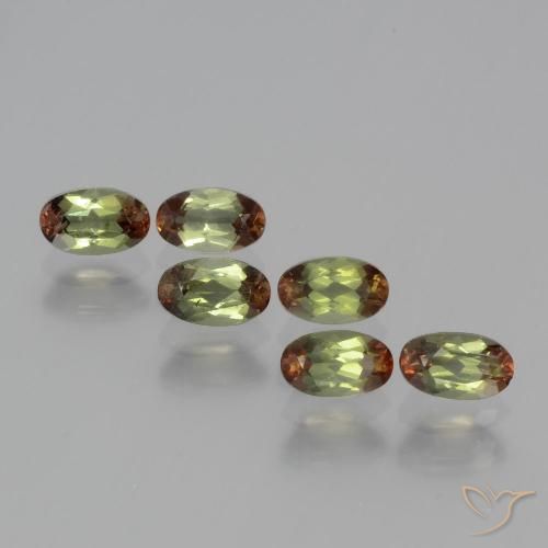 1.69ctw Naturale Multicolore Andalusite, Ovale, VS
