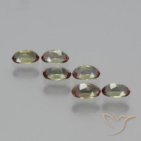 Gemme di Andalusite Multicolore naturale da 1.57 ct, Ovale, VS