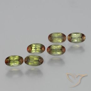 Gemme di Andalusite Multicolore naturale da 1.72 ct, Ovale, VS