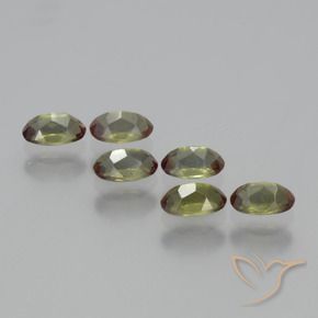 Gemme di Andalusite Multicolore naturale da 1.72 ct, Ovale, VS