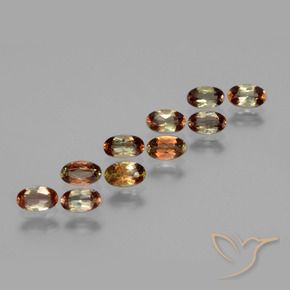 Gemme di Andalusite Multicolore naturale da 2.48 ct, Ovale, VS
