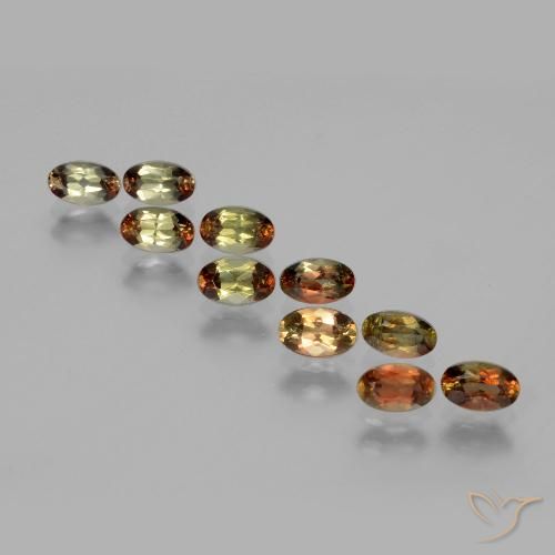 Gemme di Andalusite Multicolore naturale da 2.84 ct, Ovale, VS