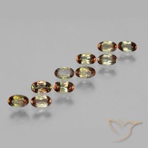 Gemme di Andalusite Multicolore naturale da 2.55 ct, Ovale, VS