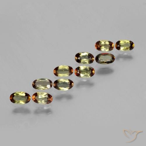 Gemme di Andalusite Multicolore naturale da 2.14 ct, Ovale, VS