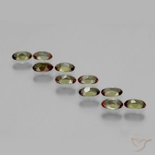 Gemme di Andalusite Multicolore naturale da 2.14 ct, Ovale, VS