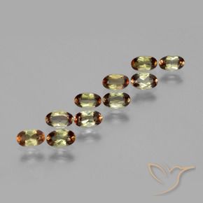 Gemme di Andalusite Multicolore naturale da 2.25 ct, Ovale, VS