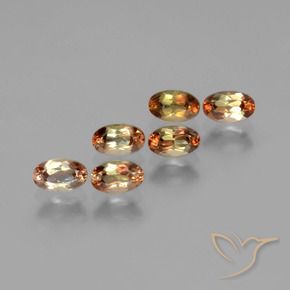 Andalusite naturale multicolore da 1,82 ct, taglio ovale, VS