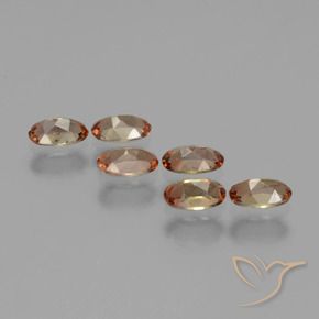 Gemme di Andalusite Multicolore naturale da 1.53 ct, Ovale, VS