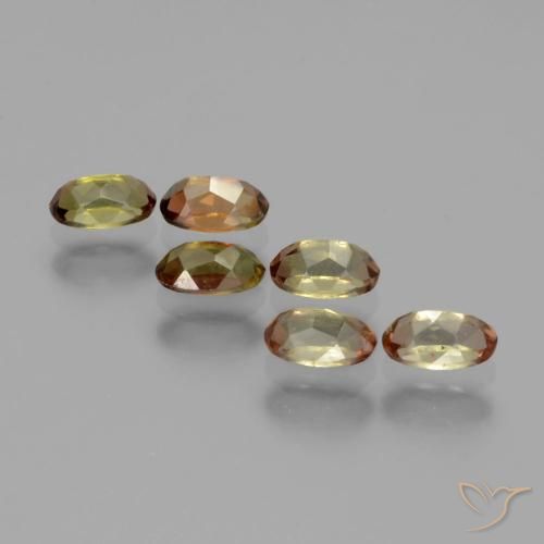 Gemme di Andalusite Multicolore naturale da 1.80 ct, Ovale, VS