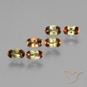 Gemme di Andalusite Multicolore naturale da 1.56 ct, Ovale, VS