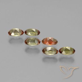 Gemme di Andalusite Multicolore naturale da 1.56 ct, Ovale, VS