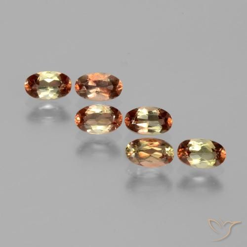 Gemme di Andalusite Multicolore naturale da 1.58 ct, Ovale, VS