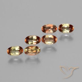 Gemme di Andalusite Multicolore naturale da 1.58 ct, Ovale, VS