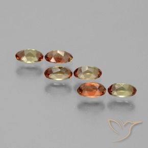 Gemme di Andalusite Multicolore naturale da 1.58 ct, Ovale, VS