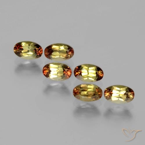 Gemme di Andalusite Multicolore naturale da 1.78 ct, Ovale, VS