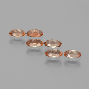 Gemme di Andalusite Multicolore naturale da 1.55 ct, Taglio ovale, VS