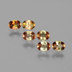 Gemme di Andalusite Multicolore naturale da  ct, Taglio ovale, VS