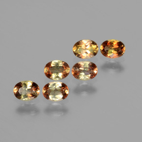 Gemme di Andalusite Multicolore naturale da  ct, Taglio ovale, VS