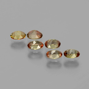 Gemme di Andalusite Multicolore naturale da  ct, Taglio ovale, VS