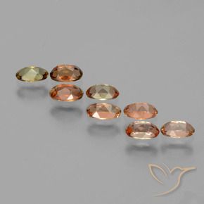 Gemme di Andalusite Multicolore naturale da 2.19 ct, Ovale, VS