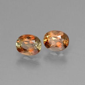 Gemme di Andalusite Multicolore naturale da  ct, Taglio ovale, VS