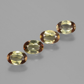 Gemme di Andalusite Multicolore naturale da 2.08 ct, Taglio ovale, VS