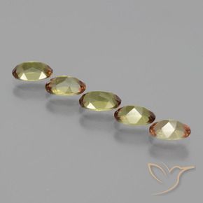 Gemme di Andalusite Multicolore naturale da 2.22 ct, Ovale, VS