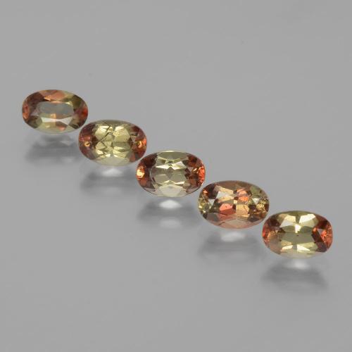 Gemme di Andalusite Multicolore naturale da 2.62 ct, Taglio ovale, VS