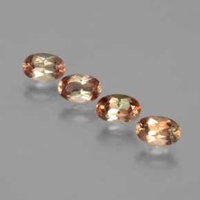 Gemme di Andalusite Multicolore naturale da  ct, Taglio ovale, VS