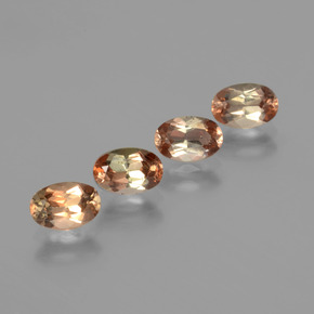 Gemme di Andalusite Multicolore naturale da  ct, Taglio ovale, VS