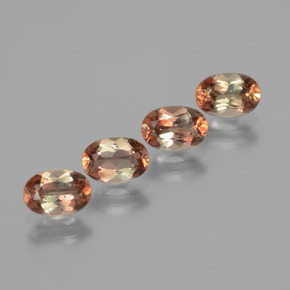 Gemme di andalusite multicolore naturale da 2,31 ct, taglio ovale, VS