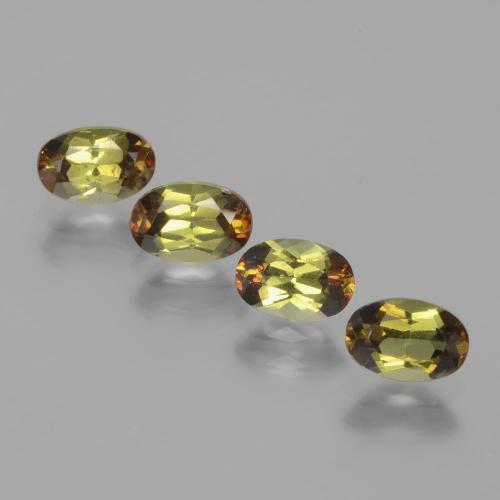 Gemme di Andalusite Multicolore naturale da 2.12 ct, Taglio ovale, VS