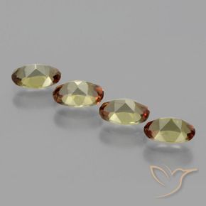 Gemme di Andalusite Multicolore naturale da 1.76 ct, Ovale, VS
