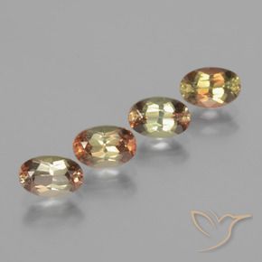 Gemme di Andalusite Multicolore naturale da 2.14 ct, Ovale, VS